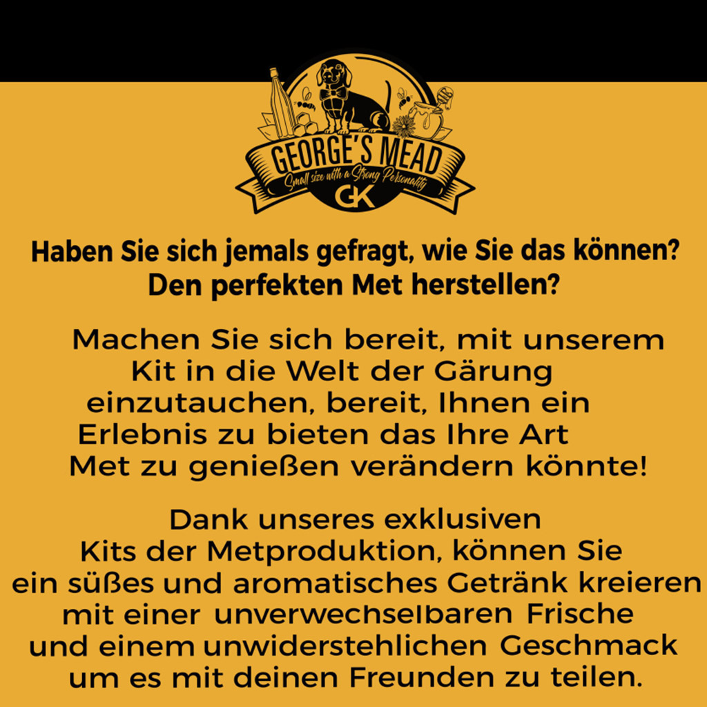 Házi mézsör készítő készlet – George's Mead (5 liter)