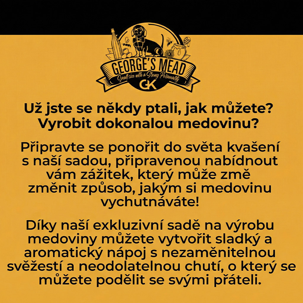 Házi mézsör készítő készlet – George's Mead (5 liter)