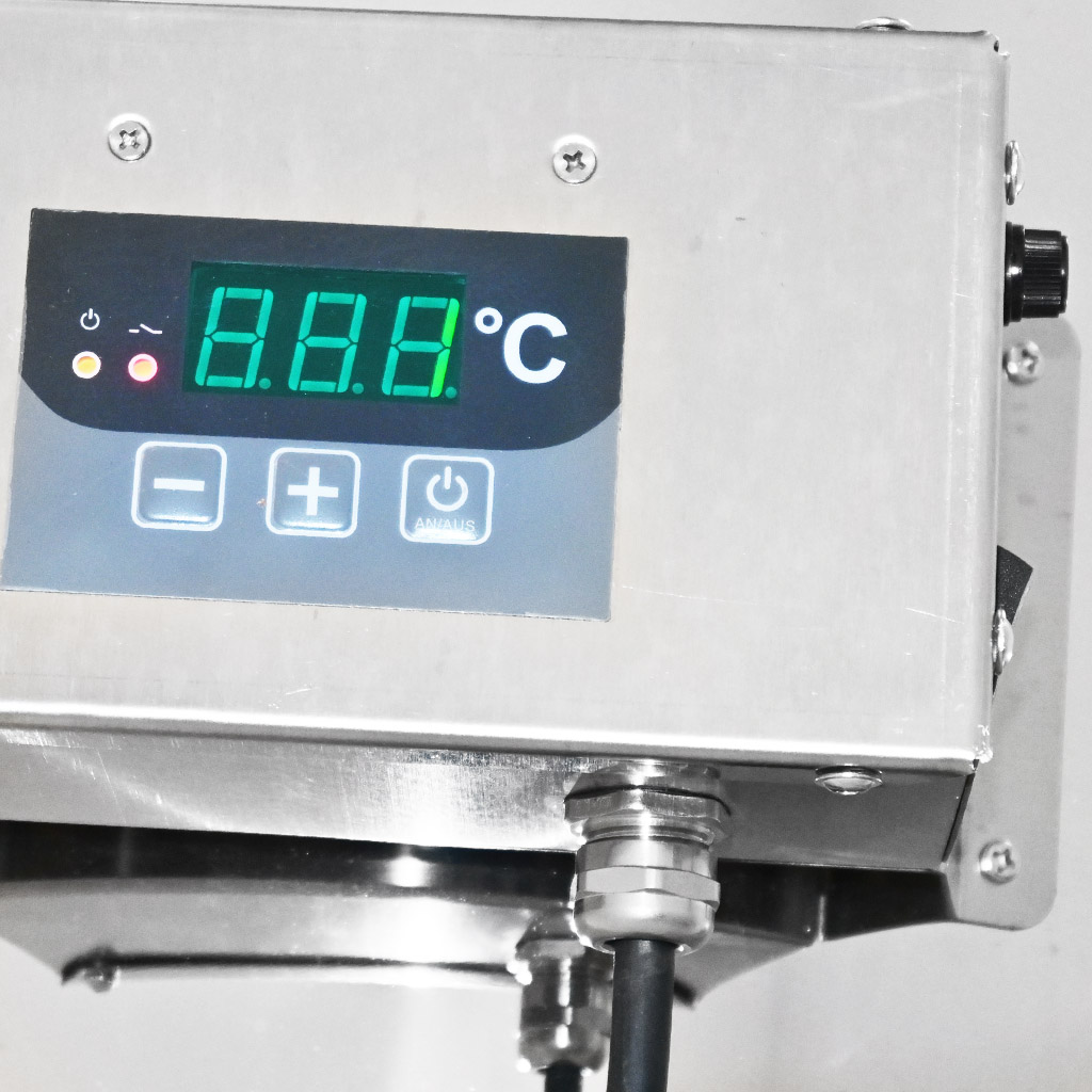 Olvasztó dekristályosító vödör fűtéssel Mellarius MaxiLine 230 V - 185 liter / 260 kg