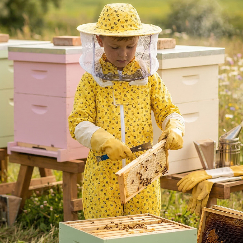 Gyermek méhészoverall Elegant Bee méret: S-XL
