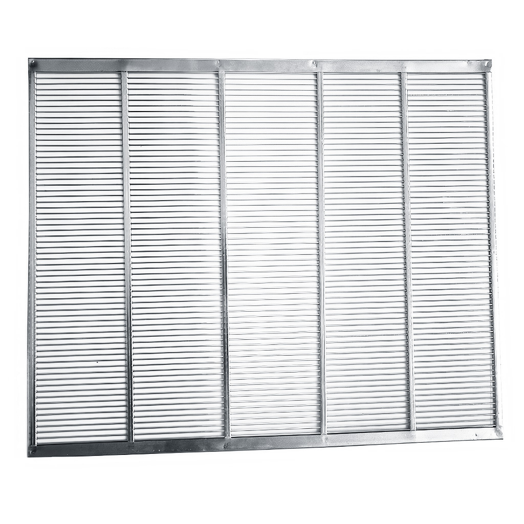 Műanyag anyarács fém 463x482 mm DE