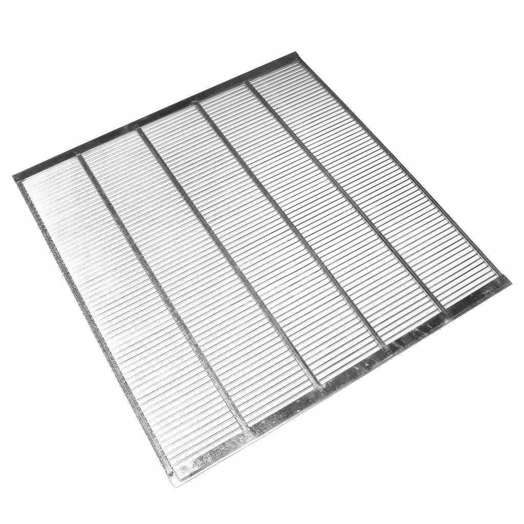 Műanyag anyarács fém 435x435 mm DE