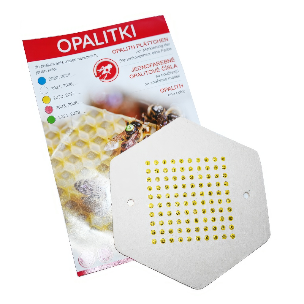 Opalit jelölők - 1-100 PL különböző színek