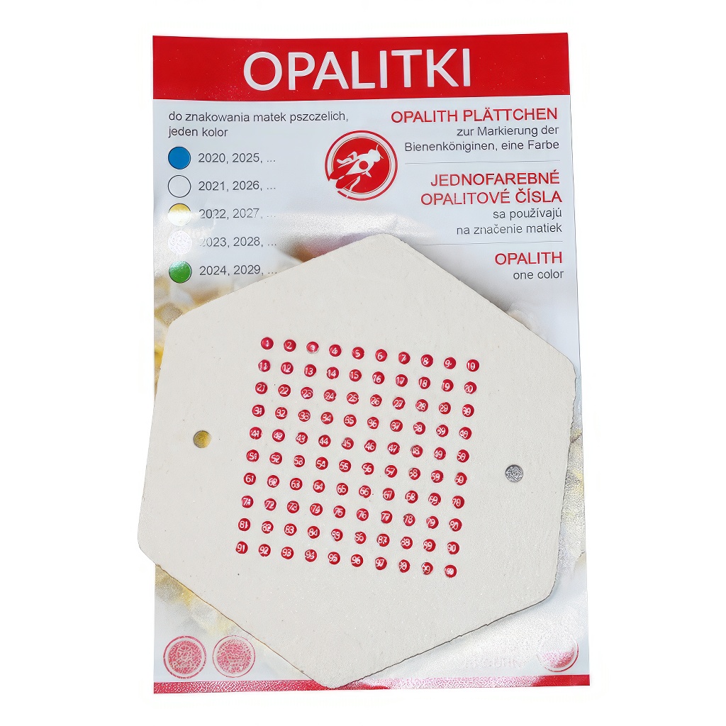 Opalit jelölők - 1-100 PL különböző színek