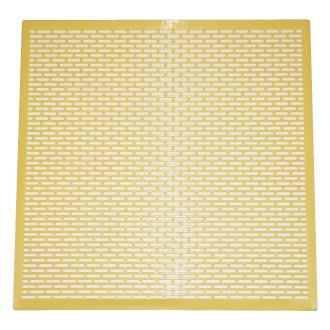 Anyarács - váltakozó - öntött műanyag - 435x435 mm
