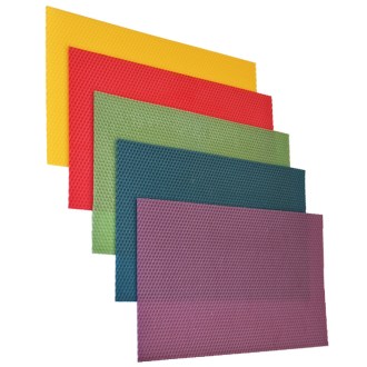Méhviasz műlép - színes (gyertyákhoz) 37x21,5 - Vašek