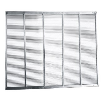 Műanyag anyarács fém 378x478 mm DE