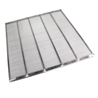 Műanyag anyarács fém 463x477 mm DE
