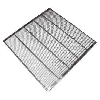 Műanyag anyarács fém 435x435 mm DE