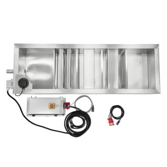 Mézvödör kaszkádszűrővel, fedéllel és szintérzékelővel