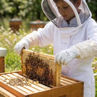 Méhész kesztyű gyerekeknek