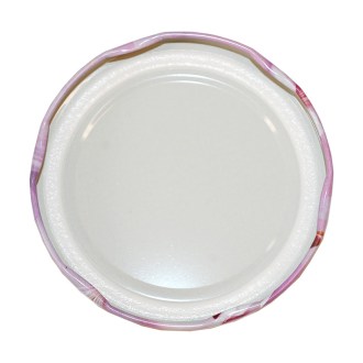 Tető a TO 82 üvegre - rózsaszín virág - HO11