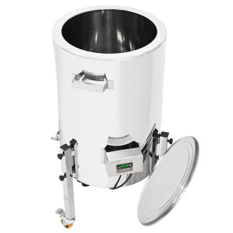 Olvasztó dekristályosító vödör fűtéssel Mellarius MaxiLine 230 V - 74 liter / 100 kg