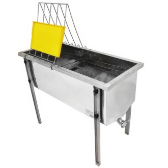 Fedelezőasztal Lysoň Optima - rozsdamentes acél kád - P 75 cm Langstroth