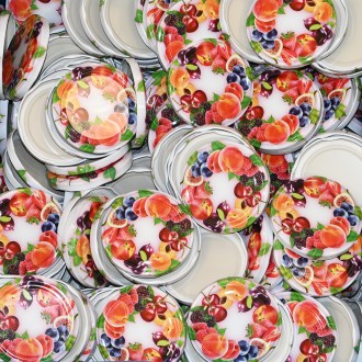 Befőző kupak TO 82 üveghez - RTS - Fruit 2 - 700 db - teljes doboz