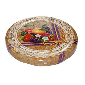 Befőző kupak TO 82 üveghez - RTS - Fruit 4 - 700 db - teljes doboz