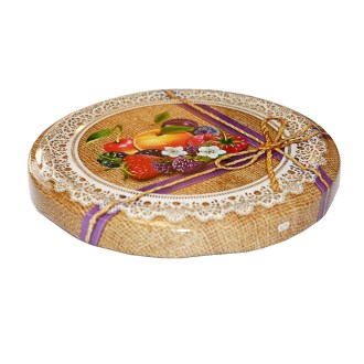 Befőző kupak TO 82 üveghez - RTS - Fruit 4 - 700 db - teljes doboz