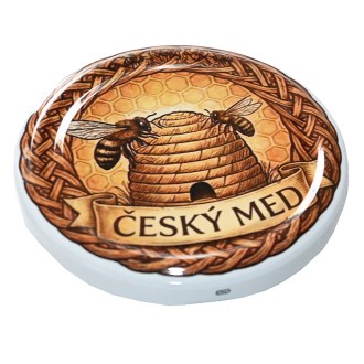 Tetőfedél (csavaros kupak) TO 82 üvegre - Cseh méz és kaptár - 700 db - teljes doboz - HOJ3