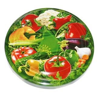 Befőző kupak TO 82 üveghez - RTS - Zöldség 2 - 700 db - teljes karton