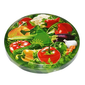 Befőző kupak TO 82 üveghez - RTS - Zöldség 2 - 700 db - teljes karton