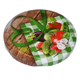 Befőző csavaros tető üvegre TO 82 - RTS - Zöldség 3