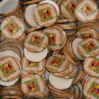 Befőző kupak TO 82 üveghez - RTS - Zöldség 4 - 700 db - teljes doboz