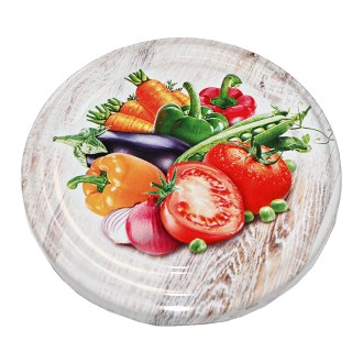 Befőző kupak TO 82 üveghez - RTS - Zöldség 6 - 700 db - teljes doboz