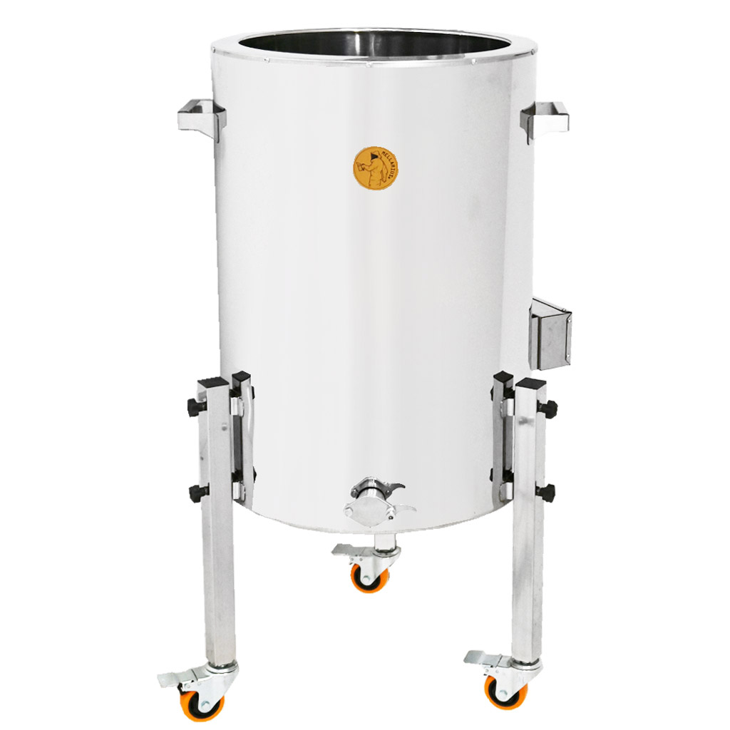 Olvasztó dekristályosító vödör fűtéssel Mellarius MaxiLine 230 V - 185 liter / 260 kg