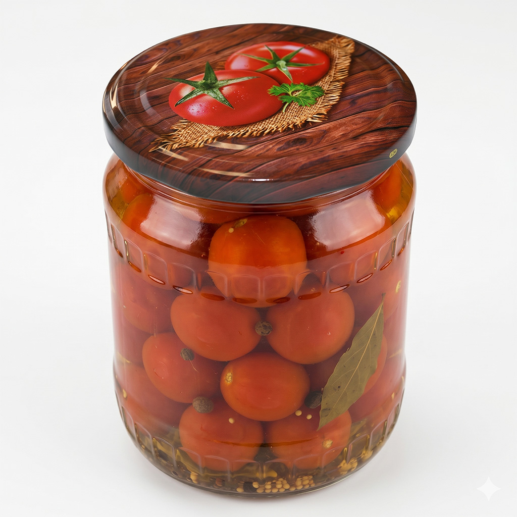 Befőző kupak üvegre TO 82 - RTS - Paradicsom - 700 db - egész doboz